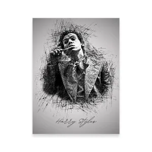 Harry Styles Brushing Wall Art