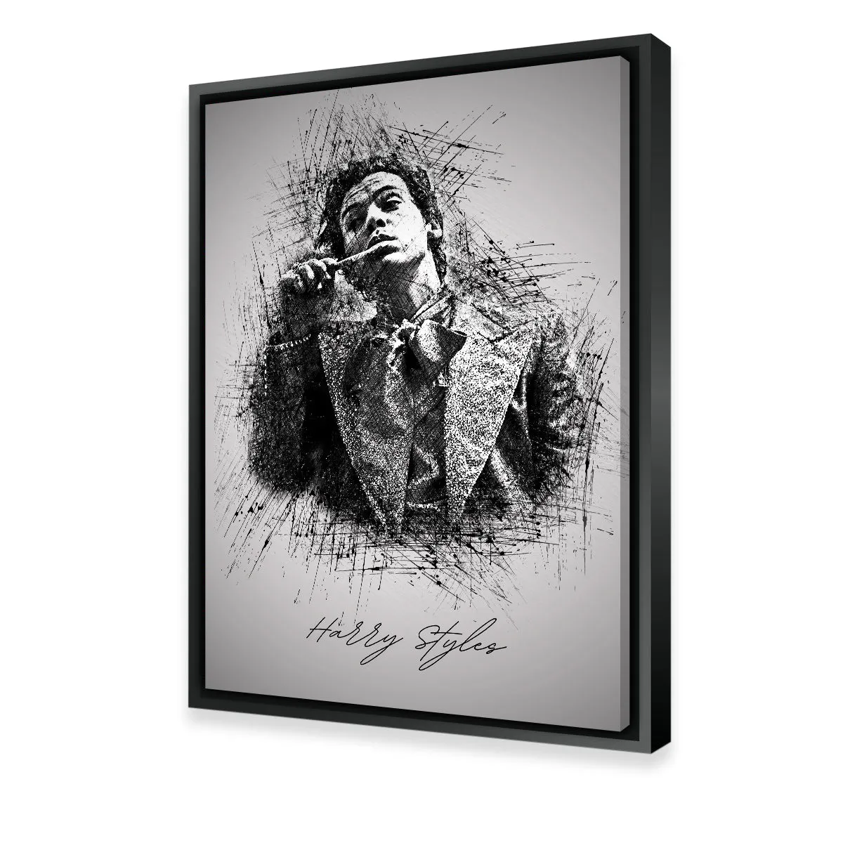 Harry Styles Brushing Wall Art